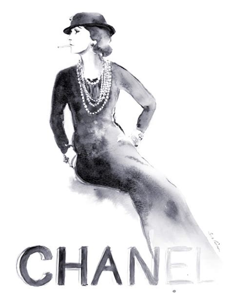 bottiglia chanel disegno bianco nero|Il bianco e nero alla Coco Chanel .